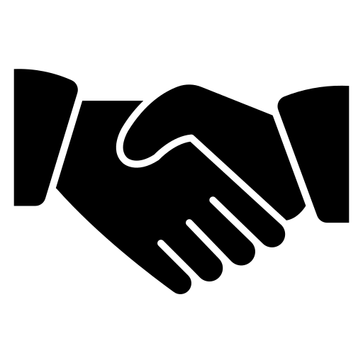 Kézfogás ikon